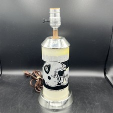 Vintage Raiders lamp light from 1987 Working Condition (no shade) 13