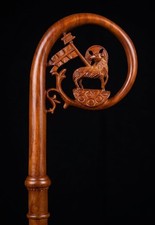 Wood CROZIER Bishop Staff Crosier Quality Craftsmanship, 72