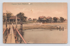 Postcard Chapman Beach Westbrook Conn. ~ Unposted picture