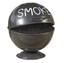 Boltze 3852000 Ashtray Grill Design Iron Black 13 cm picture