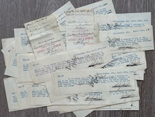 1907 Birmingham Alabama Promissory Notes Lot of 32 Antique Banking Ephemera picture