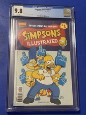 Simpsons Illustrated #1 CGC 9.8 1st Print Bartman Appearance BONGO COMICS 2012 picture