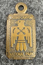 Vintage BATES & KLINKE Grand Canyon National Park Pendant Bronze Souvenir Travel picture