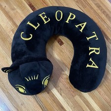 Krewe of Cleopatra 2026 Black Cat Neck Wrap Pillow RARE Mardi Gras picture