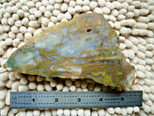Sumatra Flame Agate Specimen, Faced thick slab both sides 10.7 oz Exceptional picture
