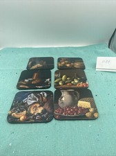 Vintage Museo Del Prado Set of 6 Souvenir Coasters 3.5”X 3.5” picture