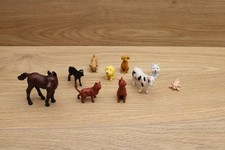 Schleich Greenbrier Animal Figure Lot 10 Horse Cow Dogs Cats Pig Farm Toys picture
