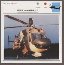 MBB Kawasaki BK 117  Edito Service Warplane Aircraft Military Card Helicopter picture