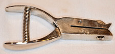 Vintage B-V Bonney Vehslage Ticket Hole Punch Flag Shaped Hole picture