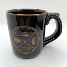 South Dakota Wall Drug Store Stoneware Coffee Cup Mug Embossed 5Cent Coffee Logo picture