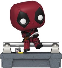 Funko POP Deluxe: Deadpool - Deadpool on Bridge (Marvel) [New Toy] Deluxe Ed, picture