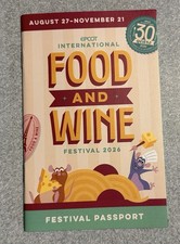 Disney EPCOT International Food & Wine Festival 2026 Passport Ratatouille 30Yrs picture