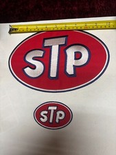 STP OIL TREATMENT Embroidered Patches LARGE/SMALL QUALITY IRONon for hat/ jacket picture