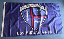 USN US Navy USS Midway  CVA-41 3x5 ft Single-Sided Flag Banner picture