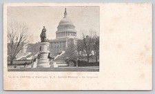 US Capitol Washington DC Garfield Memorial Sprague Souvenir Private Mailing Card picture