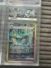 Pokémon Vaporeon EX TCG Terastal Festival Card 205/187 SAR ACE 10 picture