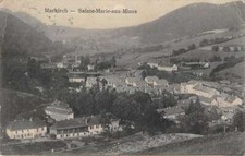 Sainte Marie Aux Mines France Markirch Birds Eye View Vintage Postcard AA17884 picture
