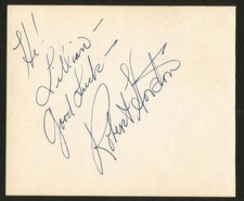 Robert Horton d2016 signed autograph 4x5 cut American Television Actor AB1041 picture