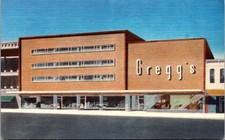 Gregg's Department Store Lima Ohio Storefront Established 1885 Postcard picture