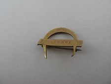 Antique Philathea Pin Brooch Women's Bible Study Class Gold Tone Arch Religious picture