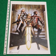 Adi Granov X-Men Magik Cyclops Storm Signed Art Print 17