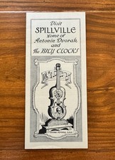 Vintage Spillville Iowa Dvorak Bily Clocks Tourist Brochure Fold Out Buy2Get1Fre picture