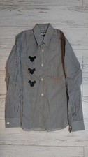 BLACK COMME des GARCONS Disney Collaboration Striped Shirt Size 45 Width picture