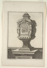 Daniel Marot Vintage Royal Vessel Design Engraving Reprint Wall Art picture