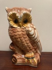 Vintage MCM Large Ceramic Owl 13” picture