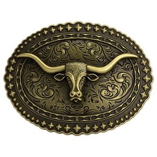 Vintage Longhorn Belt Buckle for 1.5