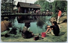 Postcard - Trout Fishing, Sears Trout Pond picture