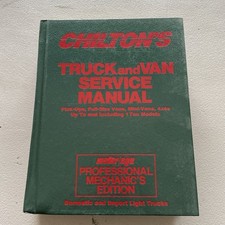 Chilton's Truck & Van Service Manual 1982-1988 Professional Edition picture