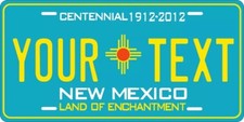 New Mexico 2010 Custom State License Plate Personalized 12