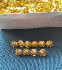 USSR SOVIET UNION ARMY UNIFORM BUTTON LOT OF 10 BUTTONS - 14MM picture