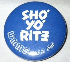 Vintage WMMS Sho Yo' Rite 100.7 Cleveland Pin Pinback picture
