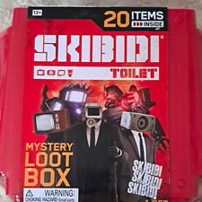 Skibidi Toilet Blind Pack Mystery Loot Box 20-Pack Trading Card, Sticker 13+ picture