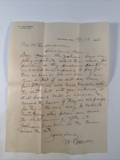 1906 Chattanooga Tennessee Attorney Letterhead Rent Collection Manuscript Letter picture