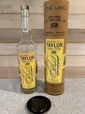 Colonel EH Taylor Barrel Proof Bourbon Empty Bottle 127.3 Proof picture
