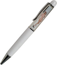 Ballpoint Pens Naked Lady Girl Tip and Strip Nude Floating White picture