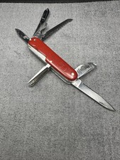 1950-1951 RARE VICTORINOX CRAFTSMAN ARMEE SUISSE VICTORIA STAINLESS US PAT. PEND picture