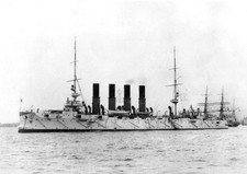 Imperial Russian cruiser Varyag ca 1901 Historic Old Photograph picture