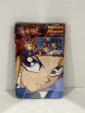 Yu Gi Oh Reversible Pillow Case KAZUKI Takahashi Anime YUGIOH NOS Vintage 1996 picture