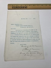 Homestake Mining Co 1908 Letter Phoebe Hearst 300 Shares NY Gold Mine Rare Lead picture