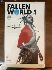 Fallen world #1 variant signed by Jae Lee 75/81 picture