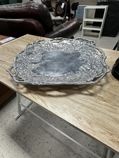 ARTHUR COURT Vintage 1998 Grape Clusters & Vine Serving Tray 16”x 16” picture