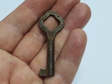 An Antique, Rare, and Very Interestingly Shaped Lock Key. Original shape picture