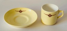 Qantas Airways RARE VINTAGE Demitasse Cup & Saucer ROYAL GRAFTON Fine Bone China picture