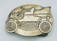 Ford 75th Anniversary Sterling Silver Ingot Belt Buckle w/o CoA by Franklin Mint picture