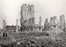 Ruins Of The Cloth Hall In Ypres France During Wwi Old Photo picture
