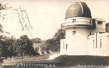 SWASEY OBSERVATORY granville oh c1910 postcard real photo rppc ohio astronomy picture